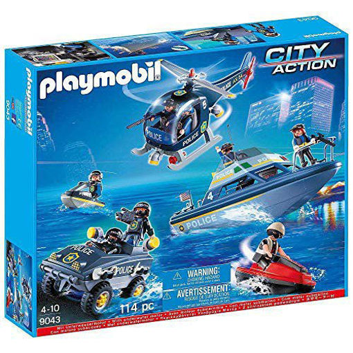 Playmobil City Action Police 5 Vehicle Playset 9043