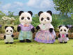 Pookie Panda Family, 5529, משפחת סילבניאן , משפחת פוקי פנדה, sylvanian families